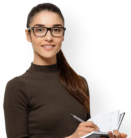 French immersion student taking notes